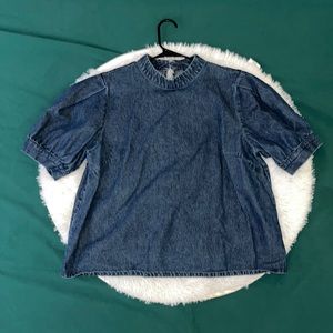 Denim blouse